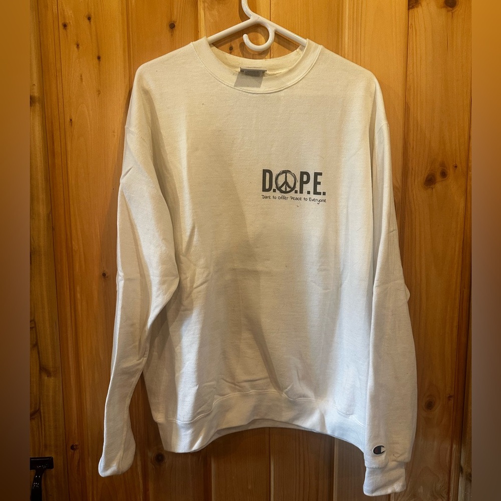 Champion D.O.P.E sweatshirt size Large